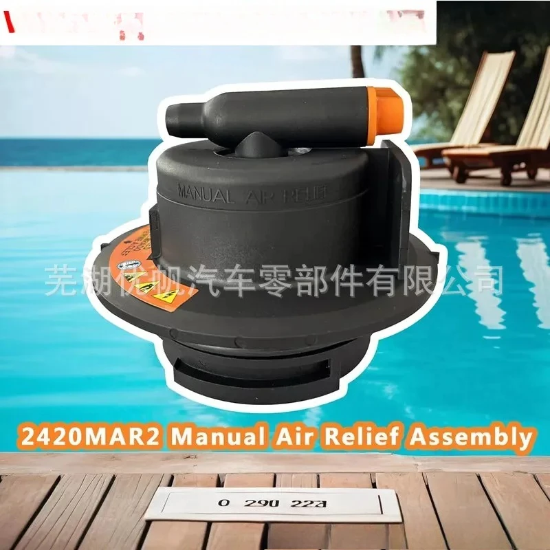 

2420MAR2 Manual Air Relief Component Replacement, Pool Filter