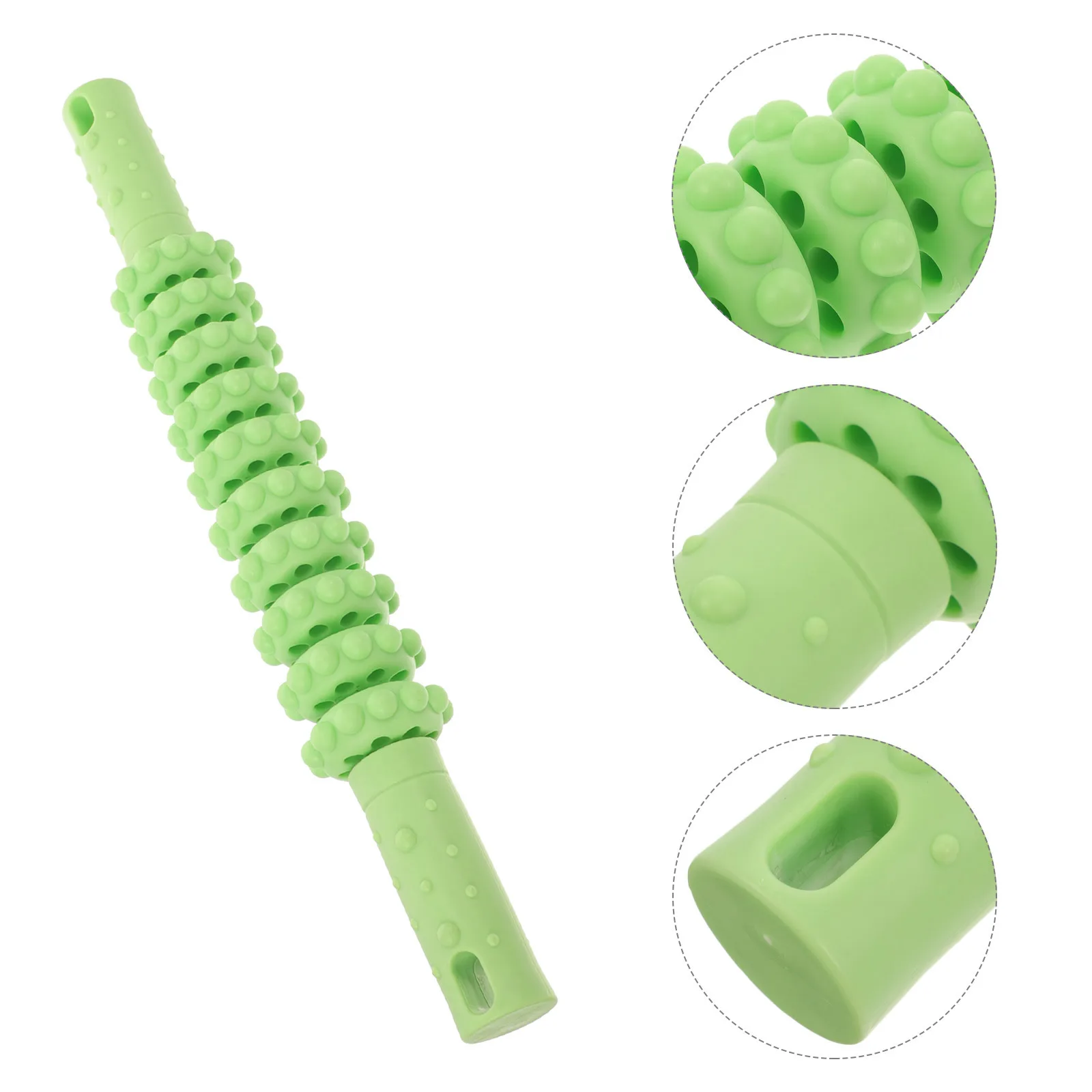 

Leg Massager For Muscle Pain Relief Lightweight Handheld Rolling Massager For Legs Back Neck Calf Fitness Recovery Roller Stick