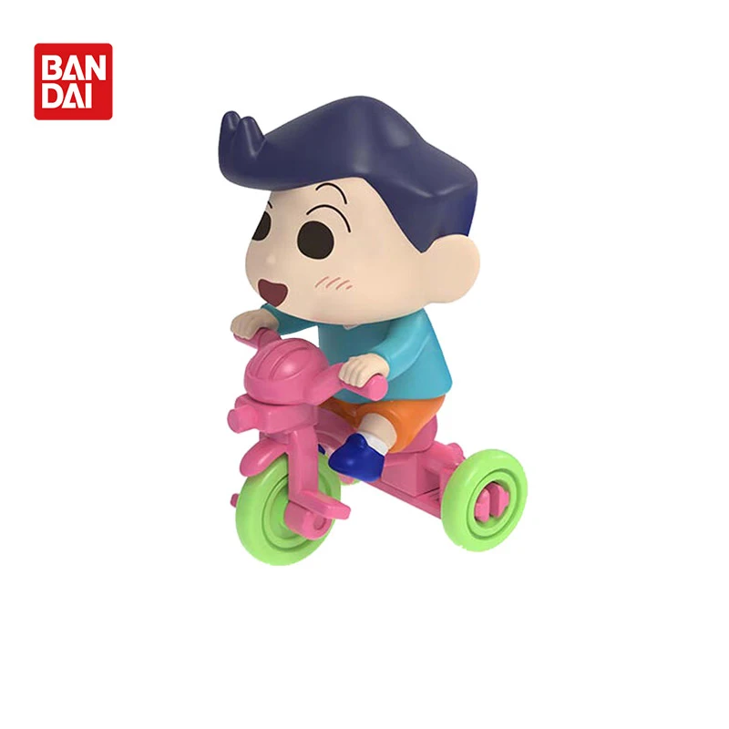 반다이 오리지널 크레용 신짱 애니메이션 주변 장난감 신노스케 박스형 가챠 가샤폰 애니메이션 액션 모델 피규어 컬렉션