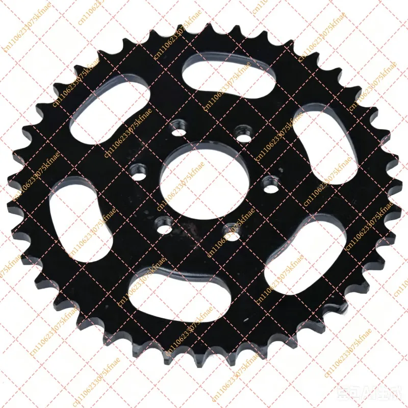 Four-wheel ATV Accessories Rear Sprocket Chain Plate, 6 Holes Sprocket Plate 40T/32T/37T, Fit 428/530 Chain