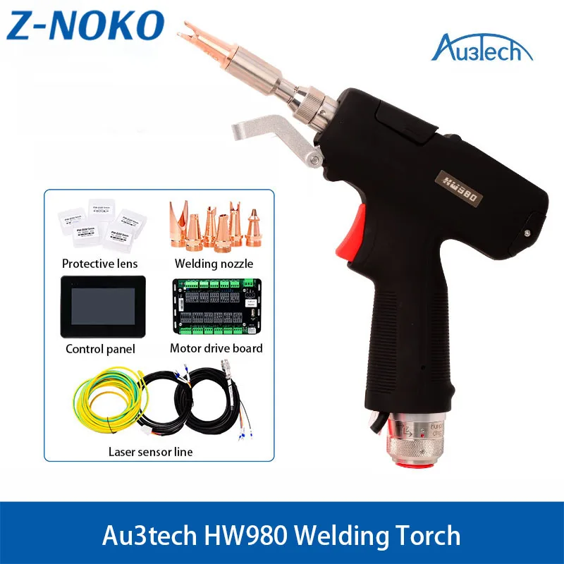 ZNOKO Laser Original Au3tech Handheld Laser Welding Torch HW980 Accessories:  Amplifier,Sensor,Collimating Lens & Remote Control