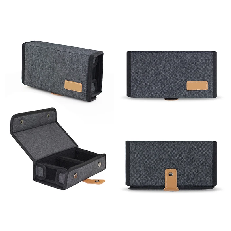 Multi Functional Digital Earphone DAP HiFi Player Cable Products Storage Bag Box Fabric Material Removable Compartments