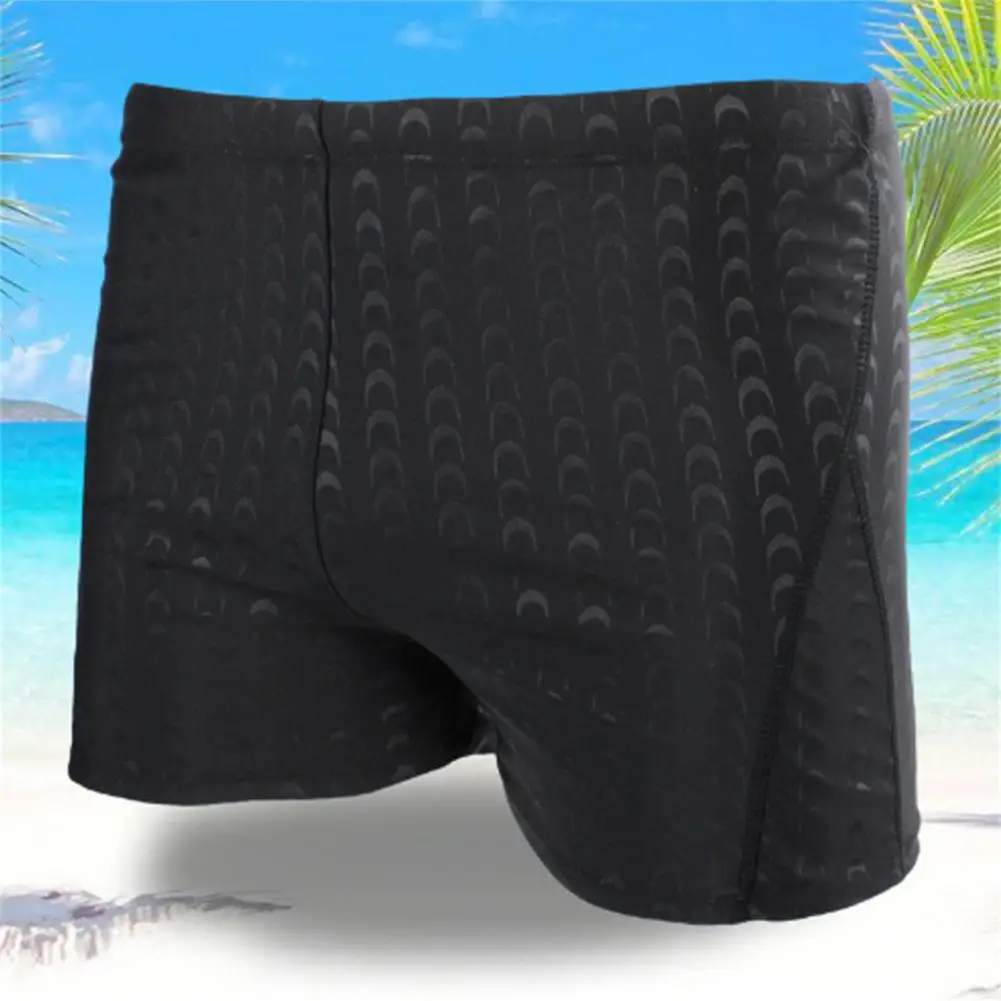 Casual Swimming Trunks Summer Clothing High Elasticity Quick-drying Men Short Boxer Swimming Trunks  Surf Shorts Knee Length