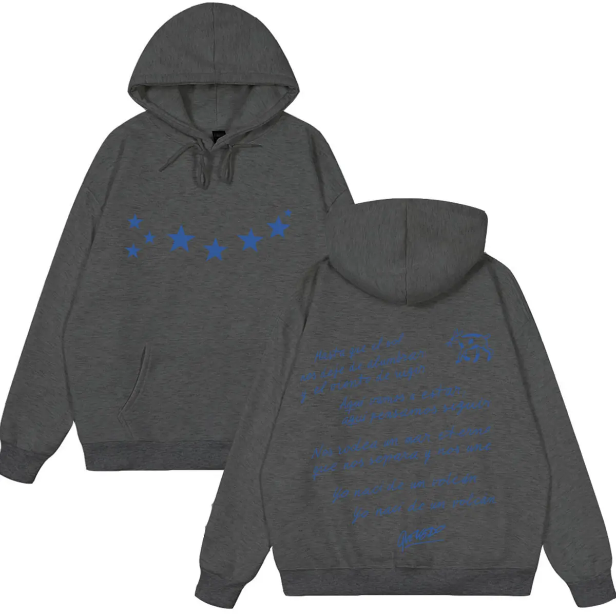 QUEVEDO EL BAIFO Album 2026 Tour Graphics Hoodie Herren Damen Mode Pullover Lange Ärmel Locker Lässig Ästhetischer Trend Sweatshirt – Detail 5