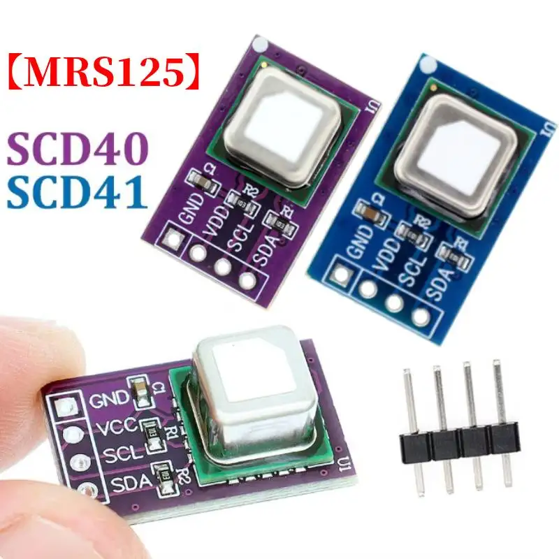 1pcs-scd40-scd41-33v-co2-carbon-dioxide-gas-sensor-module-with-temperature-and-humidity-detection-i2c-uart-dual-communication