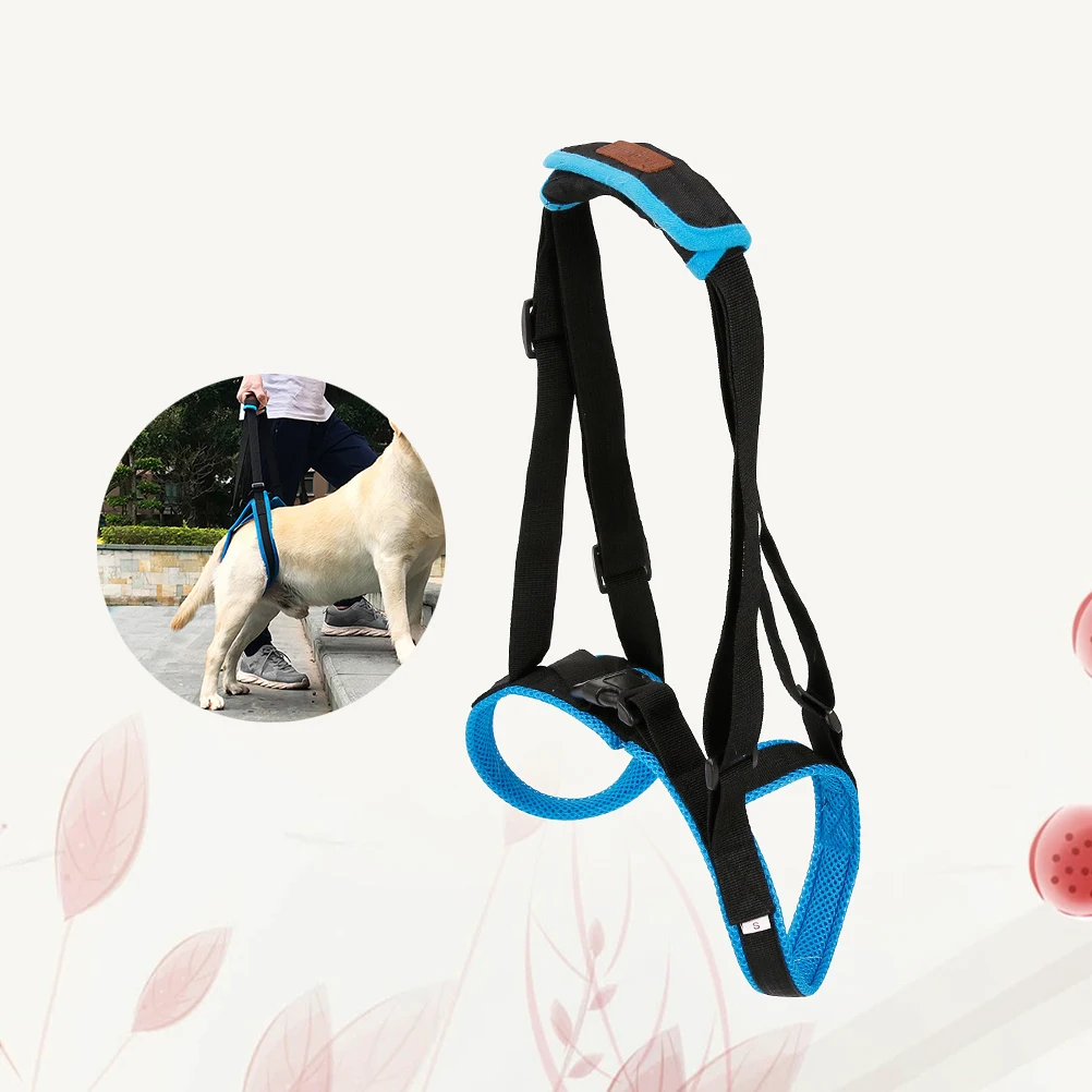 

Pet Support Belt for Senior Dogs Air Mesh Hind Legs Auxiliary Walking Climbing Stairs Supplies Dog Accessories Cotton PU H