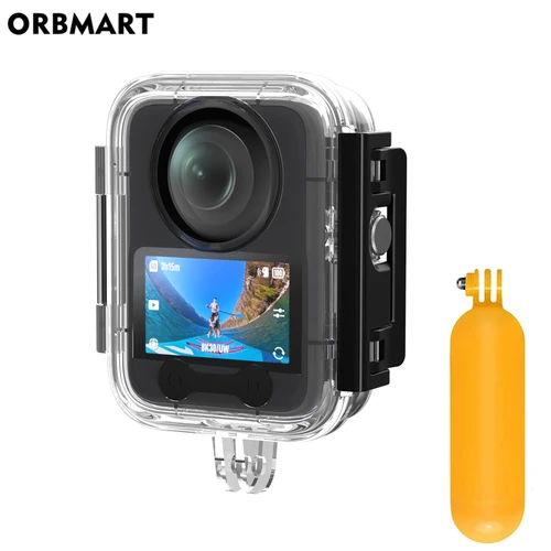 Para DJI Osmo 360 funda de buceo Invisible carcasa impermeable 45M/144 pies carcasa protectora de buceo subacuático para accesorios DJI Osmo360