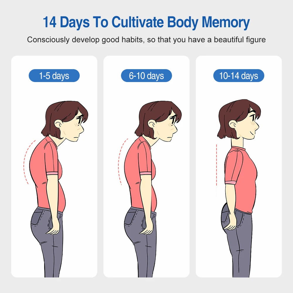 Умный ЖК-дисплей, пояс для коррекции спины, регулируемый плечевой ремень, устройство для коррекции осанки, защита спины, защита зрения