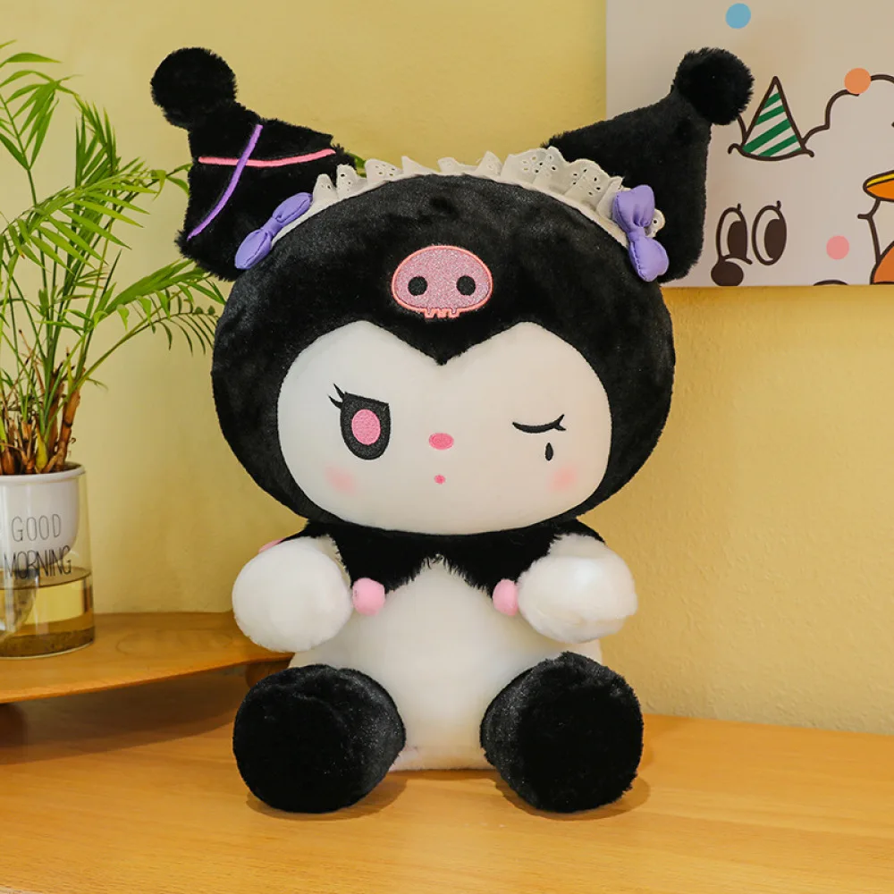 The New Dark Kurome Doll Plush Toys Children's Day Birthday Gift Queen with Sleep Doll Pillow