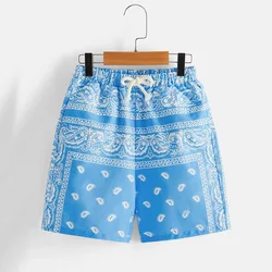 Children's and boys' spring and summer cashew flower casual sports shorts