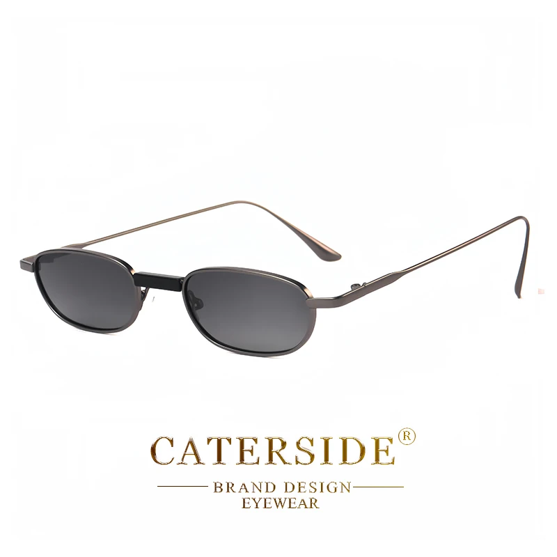 CATERSIDE Retro Polarisierte Sonnenbrille für Herren Kleiner Rahmen TAC-Gläser Punk-Sonnenbrille für Damen Angeln Outdoor Party Brille Sommer – Detail 13