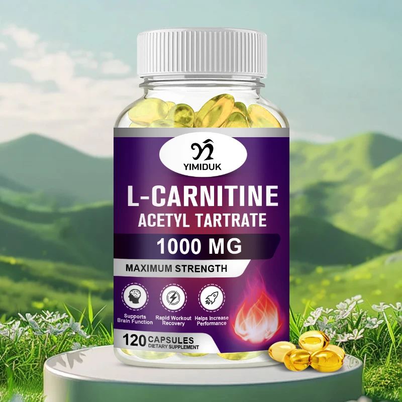 

L-карнитин, 1000 мг порций для повышенного метаболизма и улучшения мышечного усиления, повышения производительности и метаболизма — 120 капсул