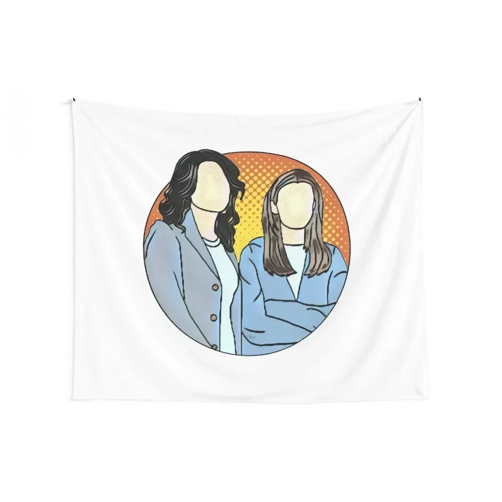 The Girls - Mother and Daughter - When You Lead I Will Follow Tapestry Hanging Wall Bedroom Deco Decoration Home Tapestry