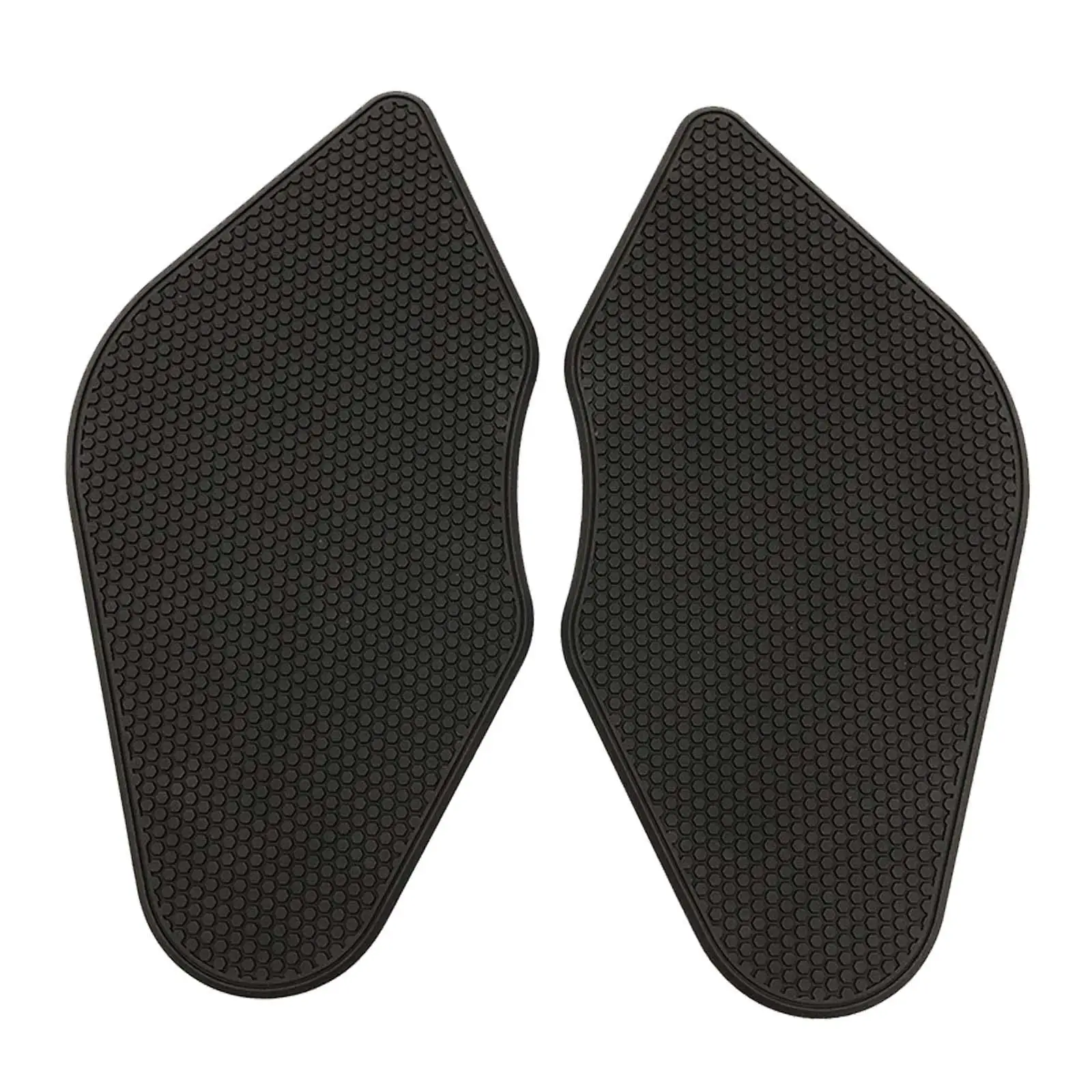 2Pcs Motorcycle Tank Pad Protection Wear Resistant Black Decoration Gas Tank image 3