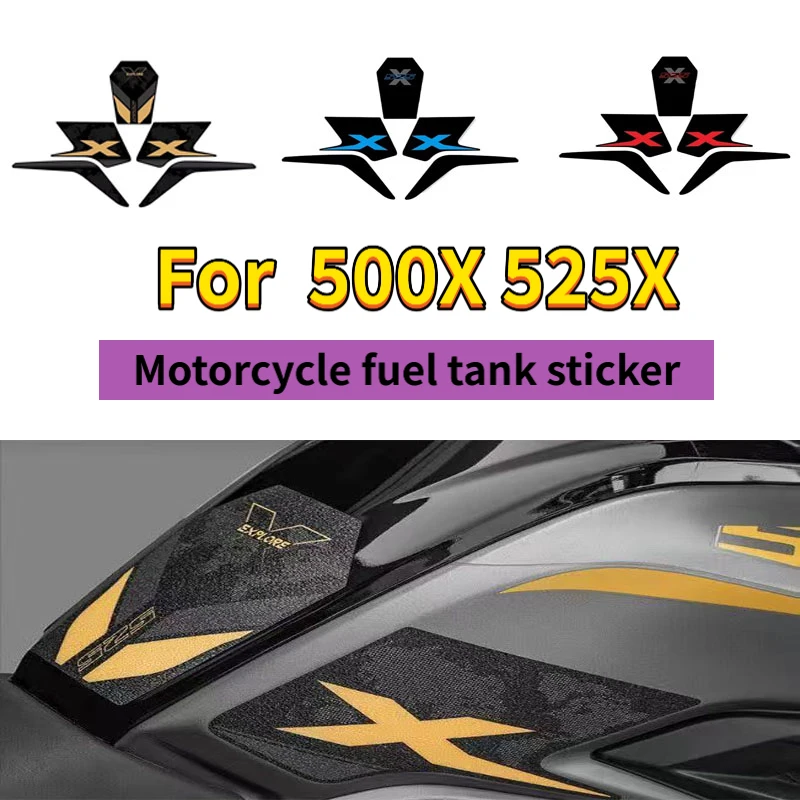 

For KOVE 500X 525X Motorcycle Accessories Gas Tank Pad Anti Slip Decoration Of Bike Fuel Tank Protection Stickers
