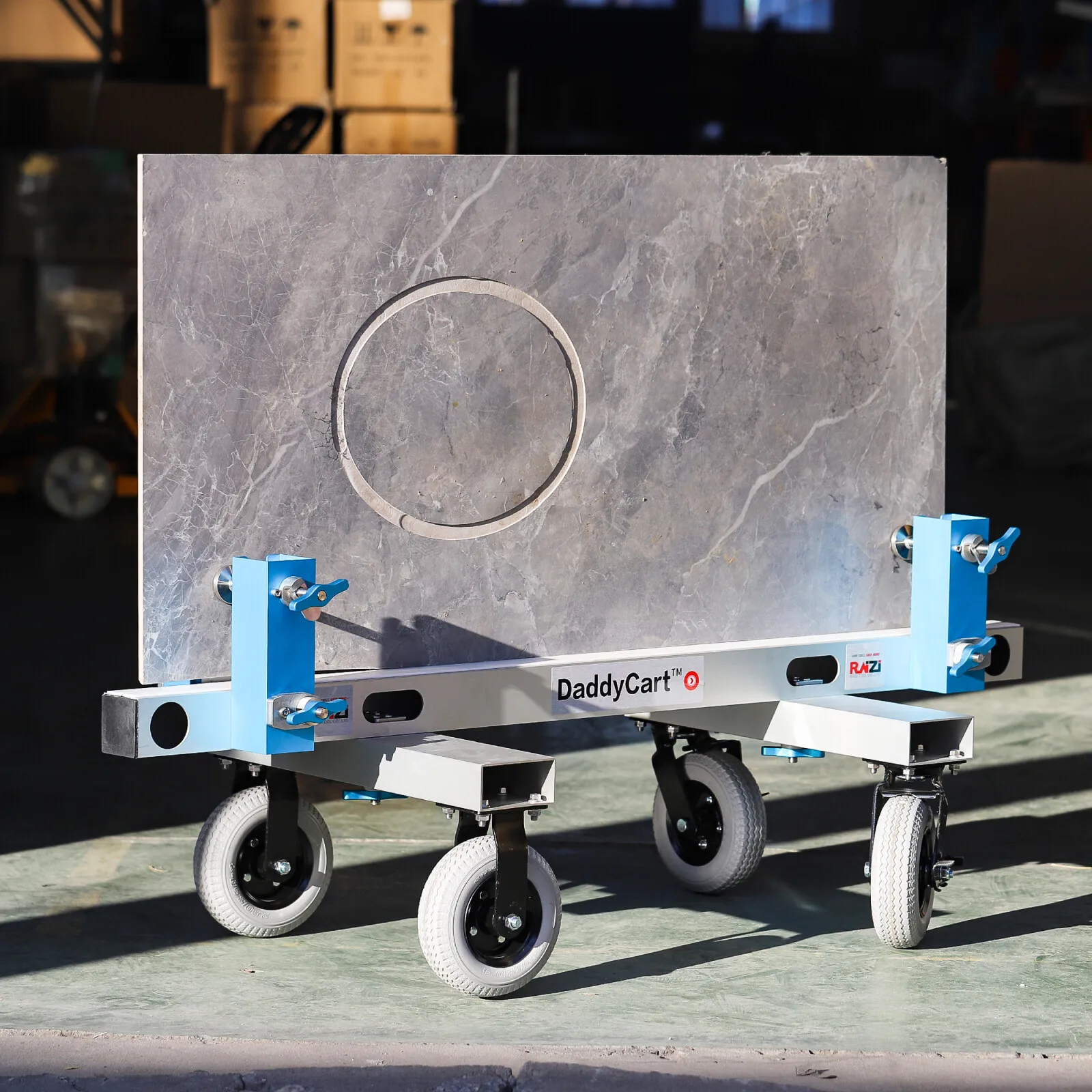

Raizi Dadycart Ручная тележка для столешницы из каменной плиты для перемещения гранита, мрамора, стекла