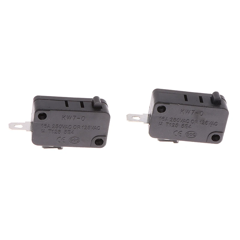 2PCS Automatic Reset Micro Limit Switch Replacement KW7-0-A AC125V/250V 16A Silver Contact Water Heater Limiter