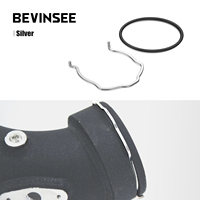 BEVINSEE Charge Pipe C Clip & O-Ring for BMW N54 N55 Engine, for BMW E60 E90 E91 E92 E93 E82 E88 X1 E84 135i 335i 535i