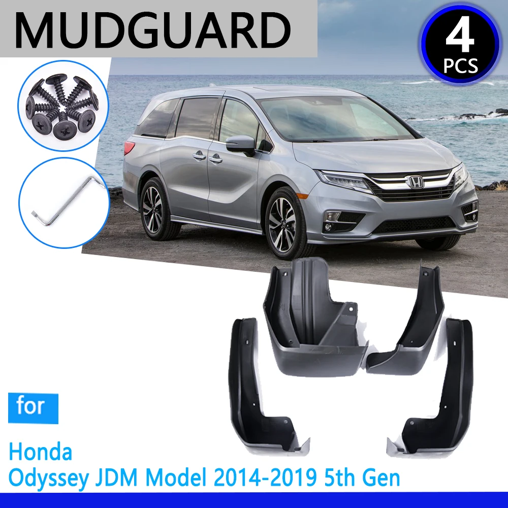 

Mudguards fit for Honda Odyssey JDM Model 2014~2019 RC1 RC2 2015 2016 2017 Car Accessories Mudflap Fender Auto Replacement Part