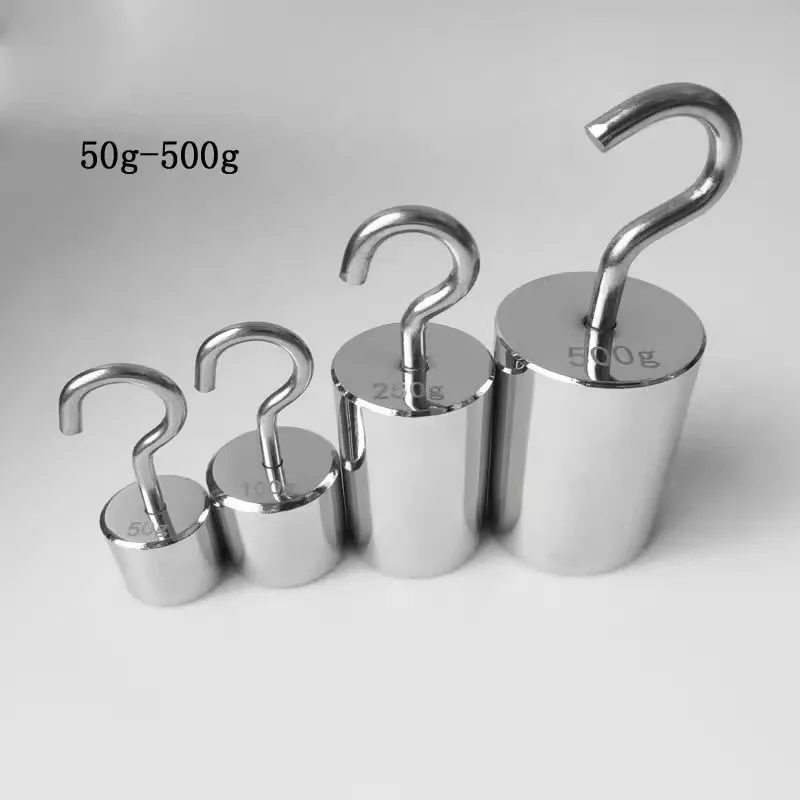 Peso da Calibração com Gancho Padrão m1 para Testes Elásticos 50g 100g 200g 500g