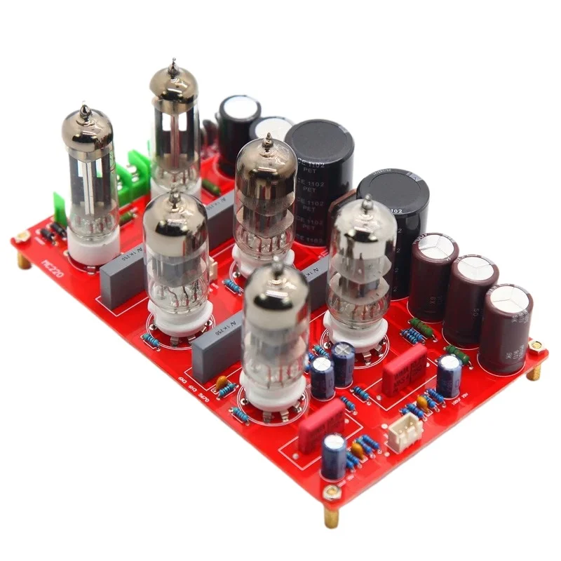 

Hifi digital tube preamplifier mc220 fever tube preamplifier board famous machine circuit preamplifier 6n3h3n tube