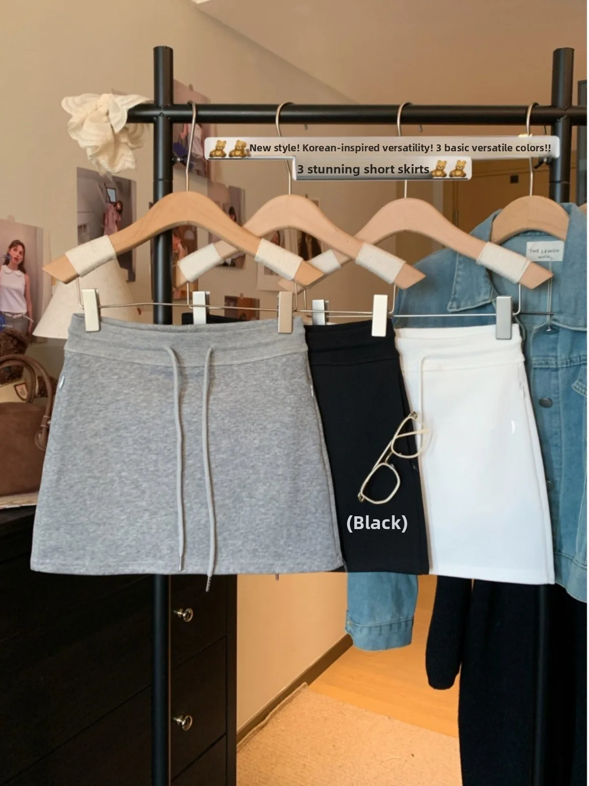 

Женская юбка А-силуэта большого размера, весенне-летняя, с высокой талией, повседневная, спортивная, облегающая, с завязками, из трикотажа.