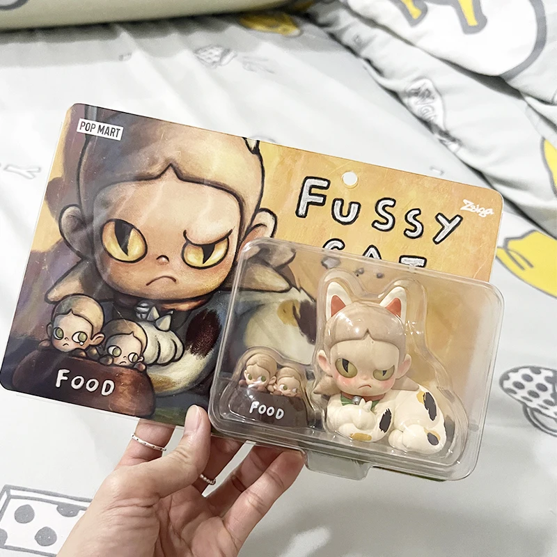 Pop Mart Zsiga Fussy Cat 100% Figurine Cute Toy Action Figure