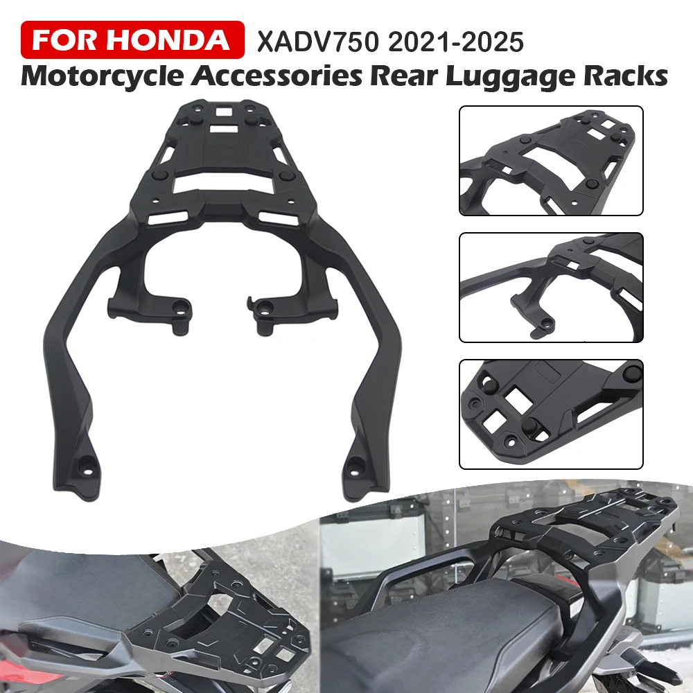 Misura Per HONDA XADV750 FORZA 750 NSS750 2021-25 Moto Posteriore Portapacchi Rack Cargo Rack Scatola di Immagazzinaggio Supporto Coda Box Rack