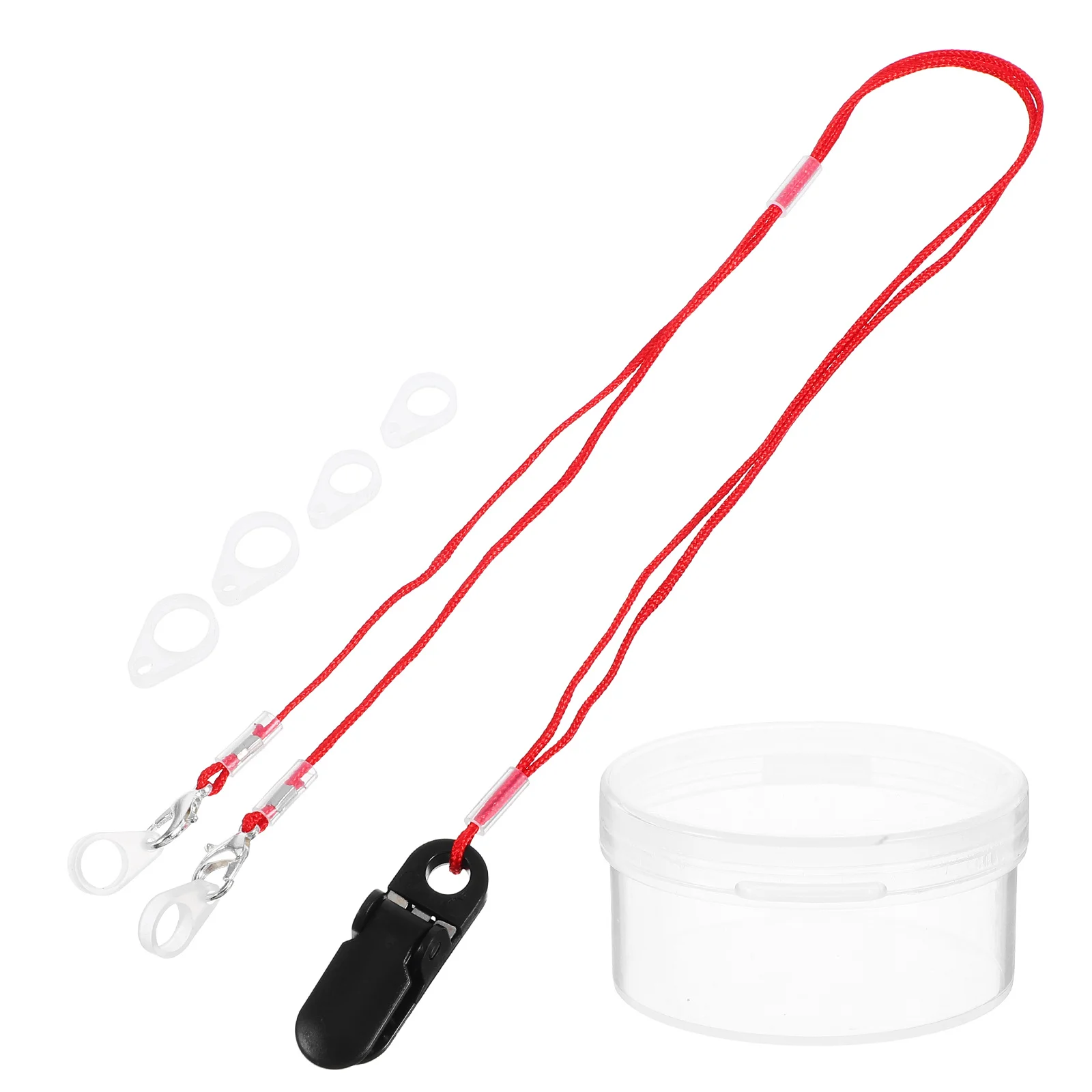 

Hearing Amplifier Lanyard Anti-Loss Cord Attachment Clip Portable Convenience Compact Design Easy Identification