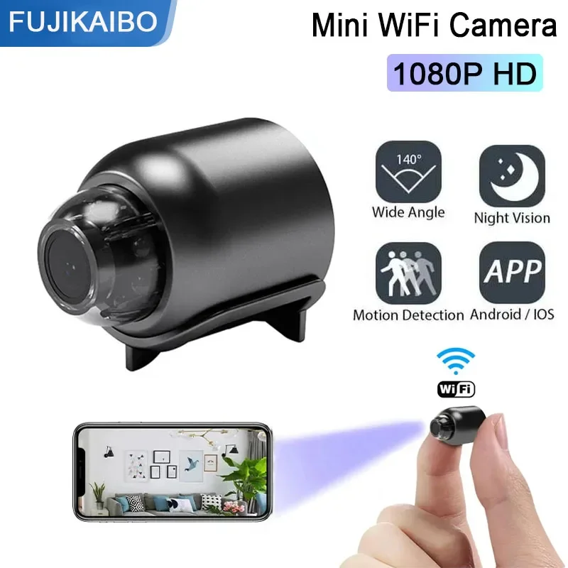 1080P HD Mini WiFi Camera Indoor Safety Security Surveillance Baby Monitor HD Night Vision Camcorder IP Cam Audio Video Recorder