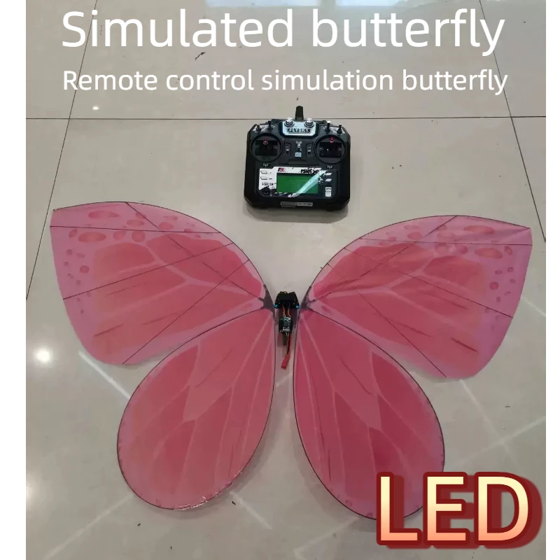 Dron Mariposa Biónico LED RC con Alas Coloridas, Juguete Volador con Control Remoto, Insecto para Niños y Adultos, Decoración para Propuesta de Matrimonio