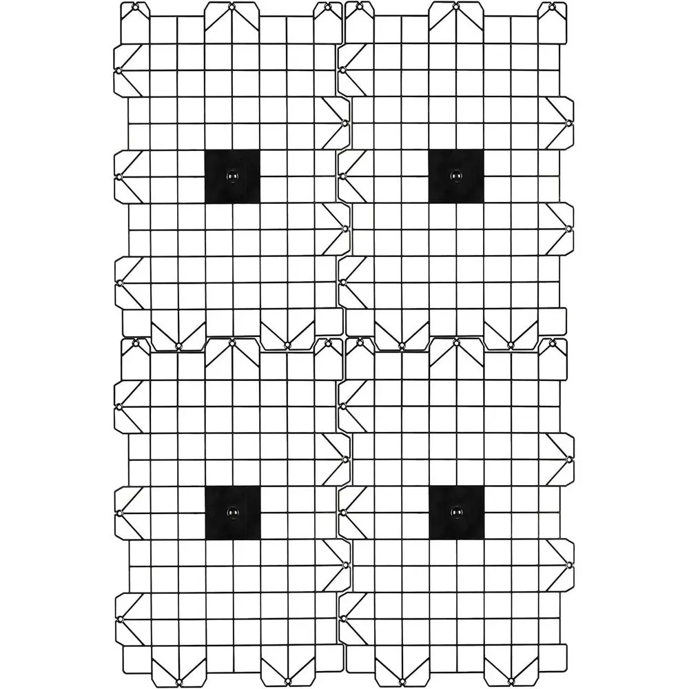

Система хранения на складах, паллетные платформы для ходячих складских палаток или чердаков, система напольного хранения с легкой установкой для гаражей, складов и многого другого, 4 панели в комплекте