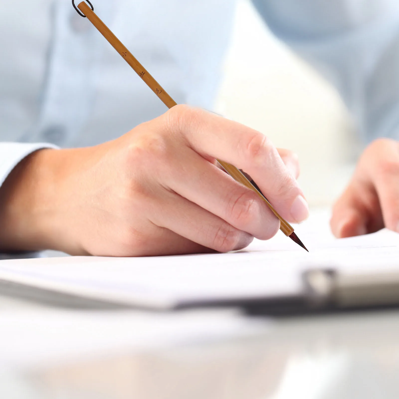 

3Pcs Chinese Calligraphy Brush Pens Professional Small Size Lightweight Writing Brushes for Beginners Students Traditional Ink