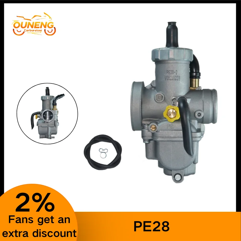 

Motorcycle Carburetor PE28 28mm For Keihin NSR PRO NSR150 Scooter ATV Dirt Bike 100CC-250CC