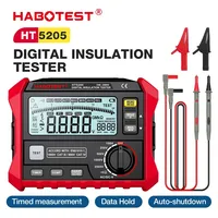 HABOTEST HT5205 Digital Insulation Resistance Tester High-Precision Voltmeter Resistance Meter Megohmeter 0~200 GΩ