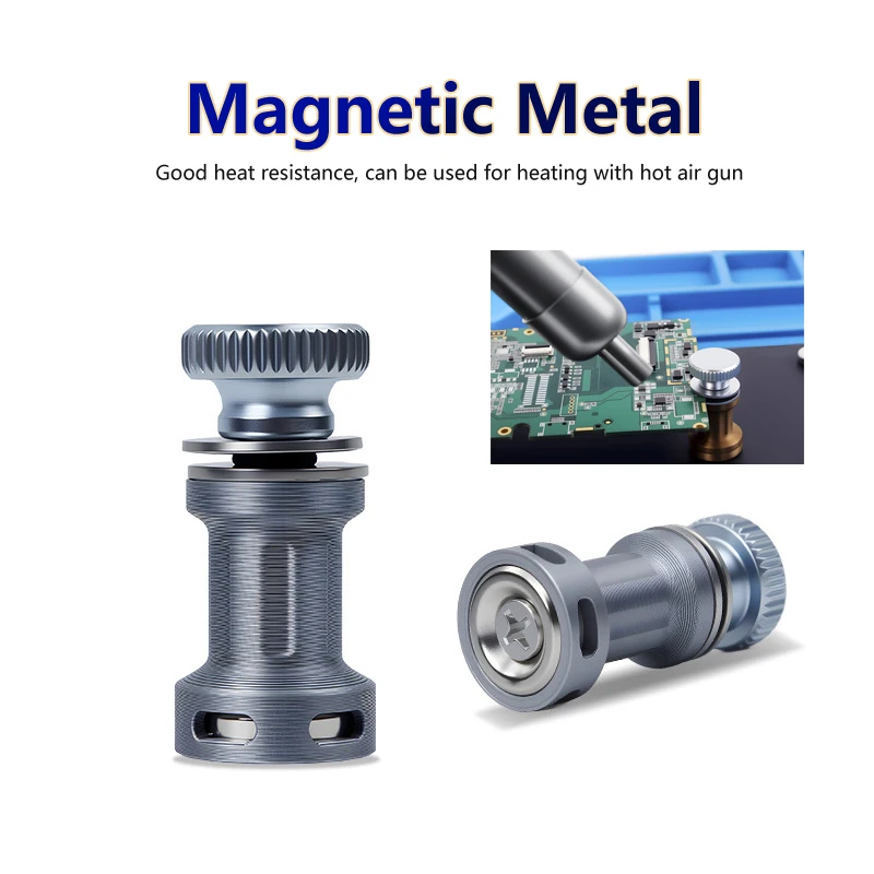 Universal PCB Holder Fixture – Soldering Platform with Magnetic Pins, Rubber Feet for Circuit Board Assembly & Repair