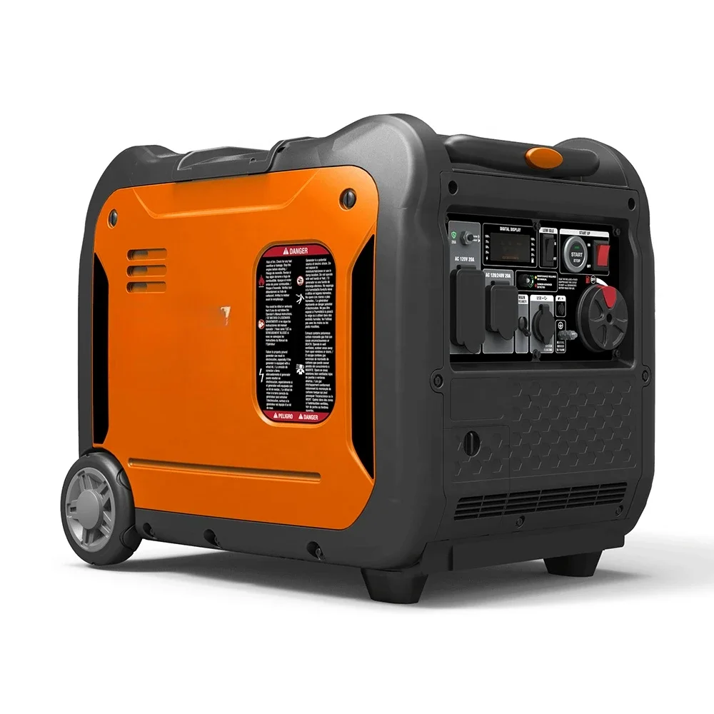 Backup Power Gasoline Generators 4.5KW 5KW Electricity Generation with Dual Voltage