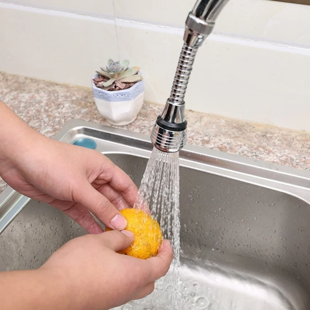 360 Degree Rotate Faucet Nozzle Faucet Aerator Kitchen Sprayer Head Water Saving Taps Applications for Kitchen Shower Faucet