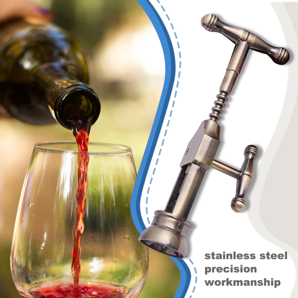 

Portable Wine Opener Bottles Corkscrew Waitress Restaurant Kitchen Wedding Bartender Universal Bar Tool Supplies