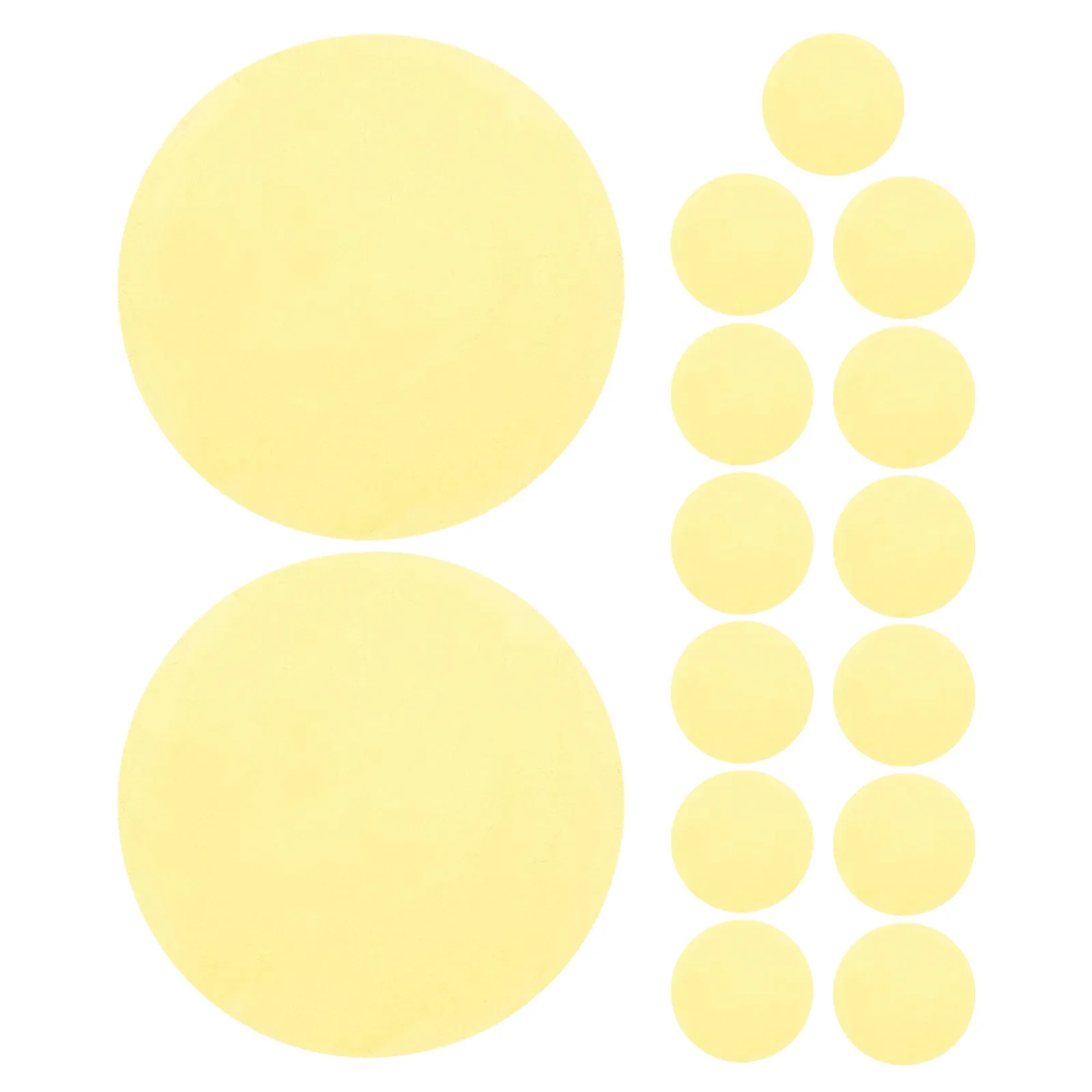 15Pcs Self Adhesive Light Diffuser Film 3.94 Inch Warm Light Gel Sheets for LED Lamps Color Changing Home Lighting