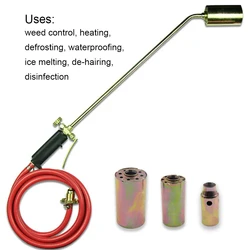 Blowtorch High Temperature Heating Torch Camping Burner Barbeque Defrosting Lighter Outdoor Equipment Accessory