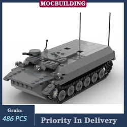 MOC Military MT-LB Armored Fighting Vehicle Model Building Block Transport Vehicle Tank Assembly Boy Collection Toy Gifts