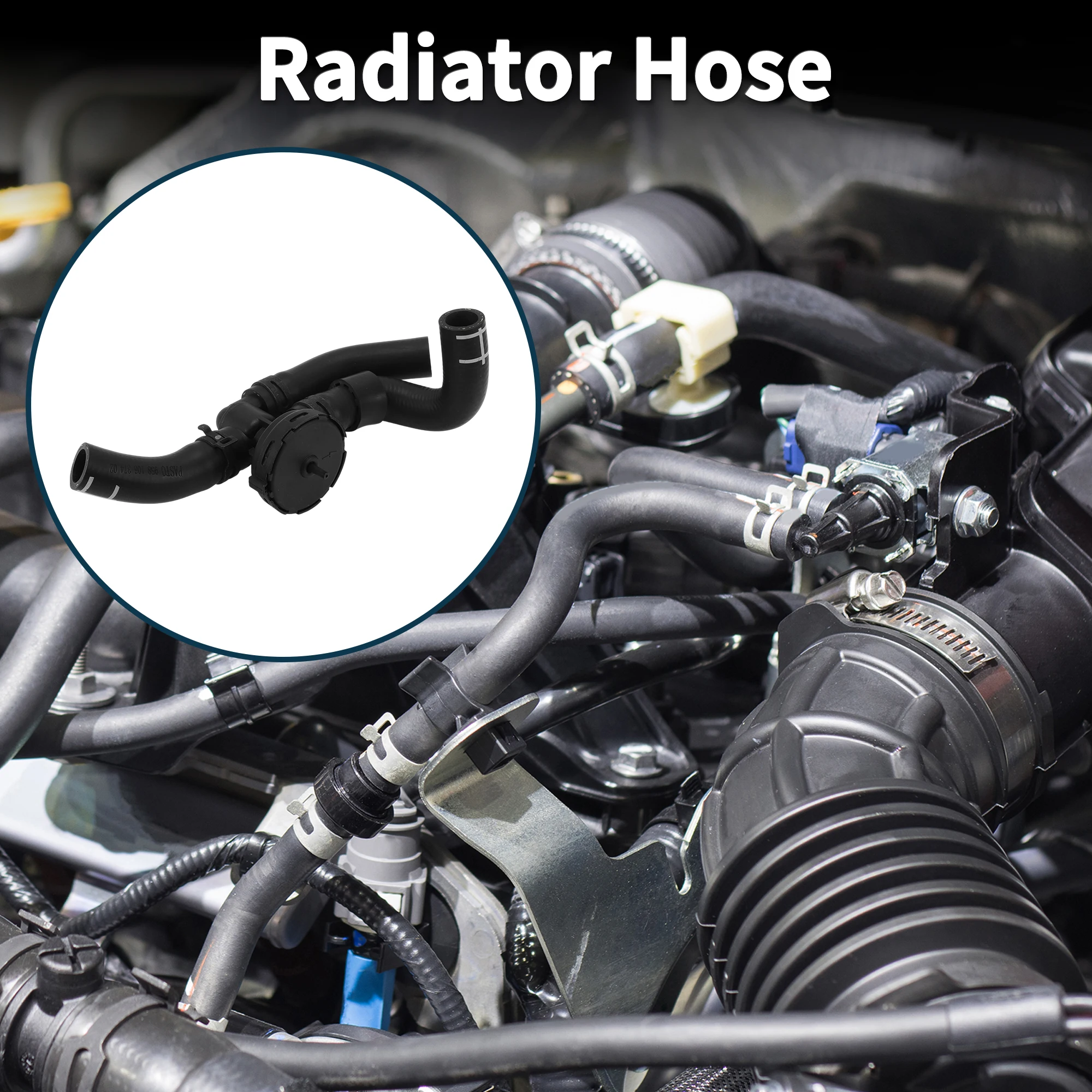 

Шланг радиатора UXCELL для Porsche Cayenne 3.0L 11-14 No 95810637402 Резиновая трубка охлаждающей жидкости