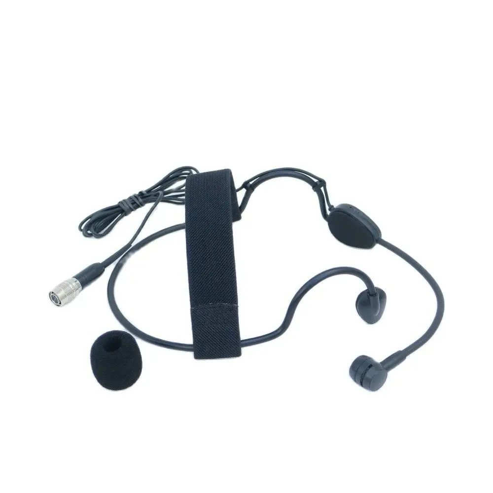 

BP894X Black HeadWorn Cardioid Microphone For Audio-Technica Wireless ATW BodyPack Hirose 4-Pin Locking Stage Karaoke Speech