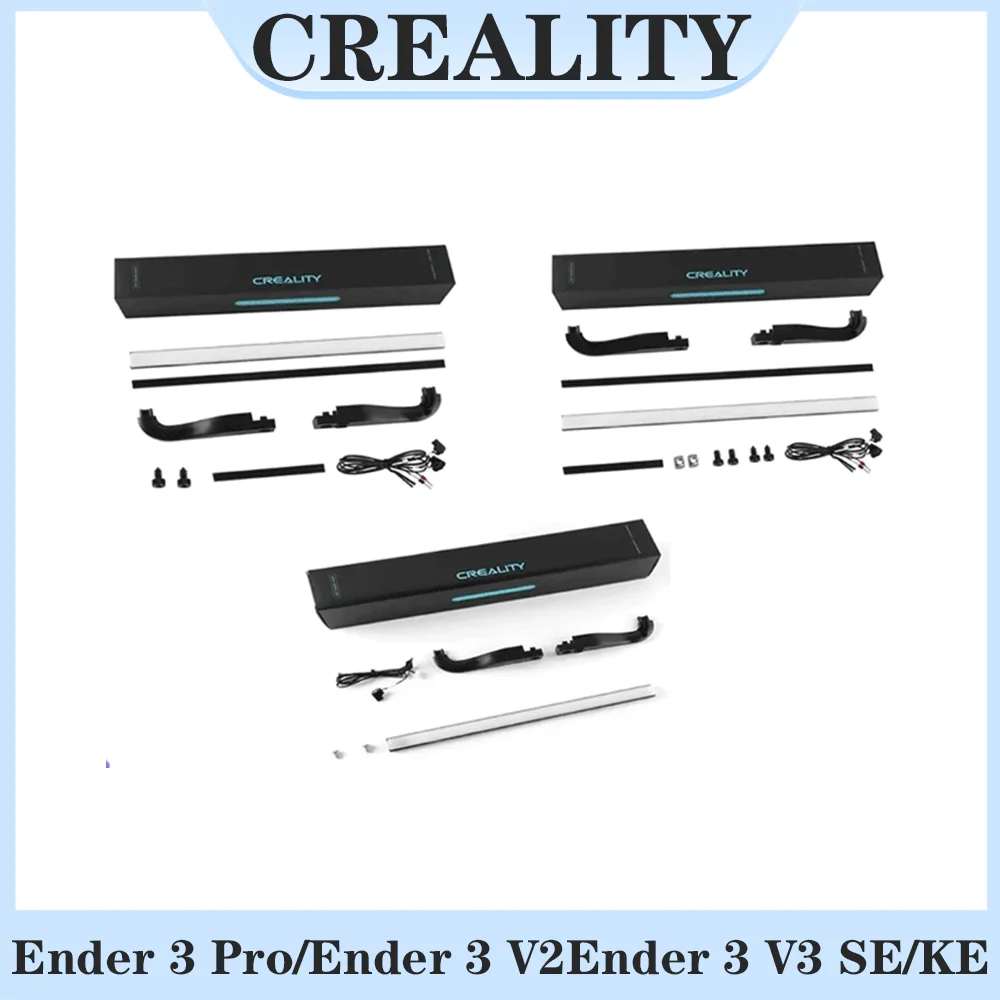 

Комплект светодиодной подсветки Creality для Ender 3 Pro / Ender 3 V2 / Ender 3 V3 SE / Ender 3 S1, 24В 5Вт, оригинальные запчасти для 3D-принтеров, светодиодная лента