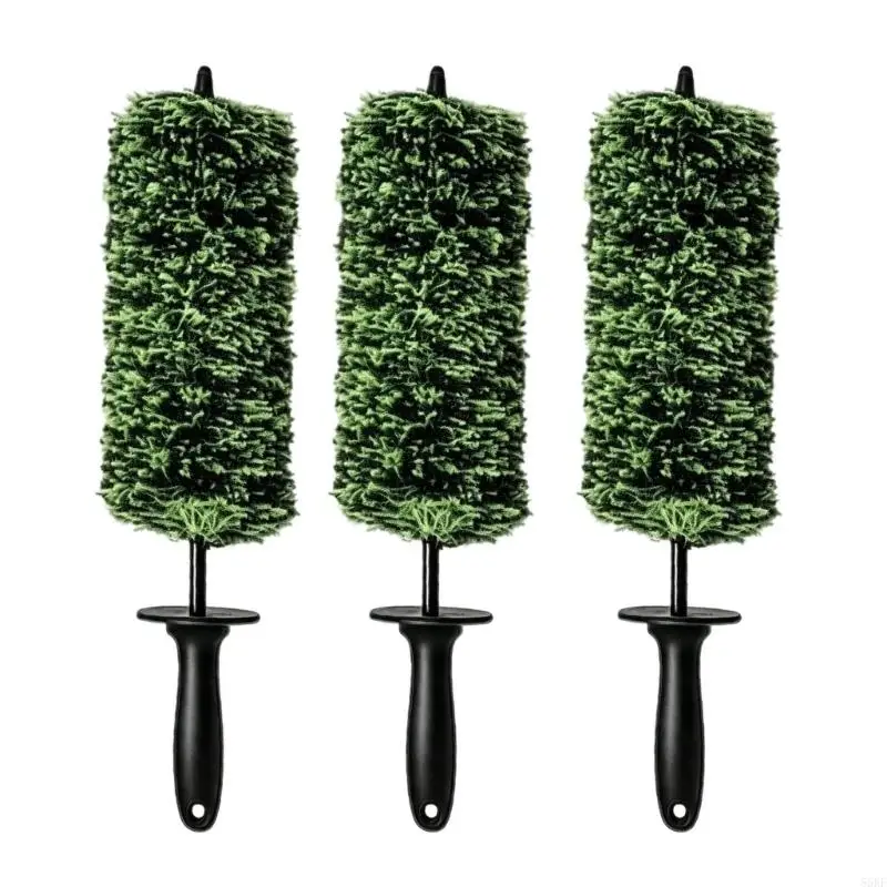 Elongated Wheel Brush Flexible for Inner Edges, and Detail Work 55KF