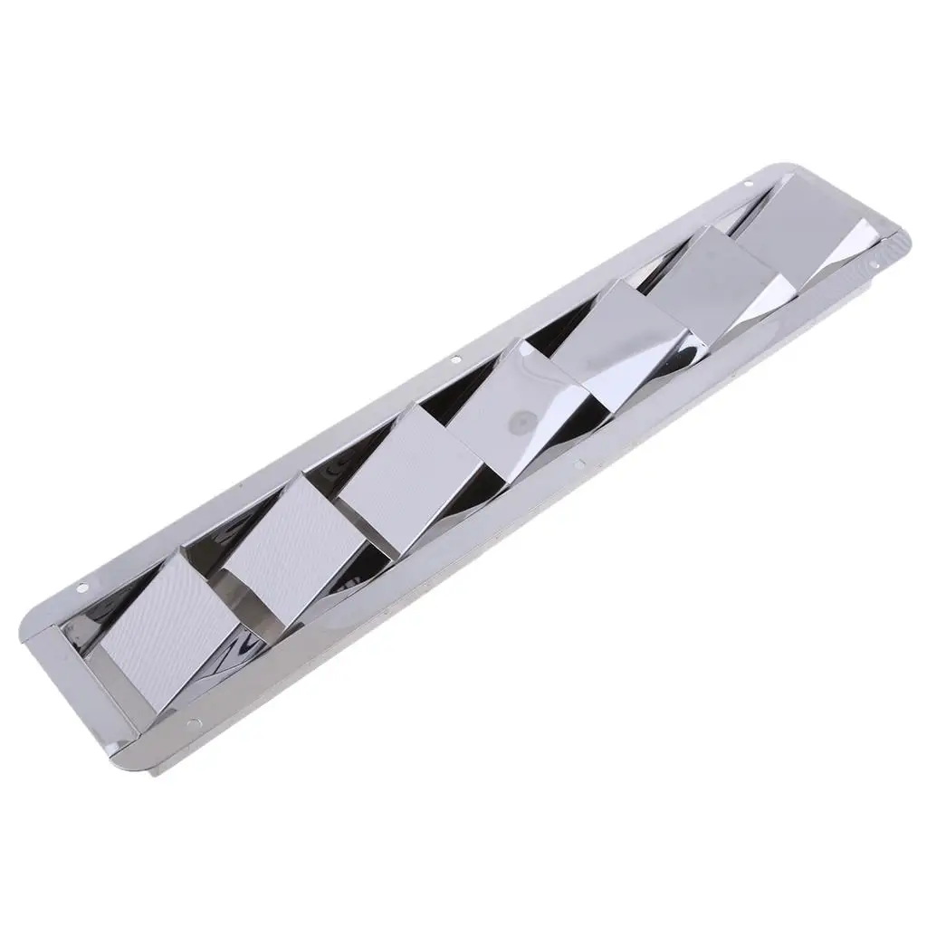 

MagiDeal 304 Stainless Steel Marine Boat Louver Air Vent 7 Slots Ventilation for Kayaking Canoe Fishing Boat Yacht Dinghy Acces