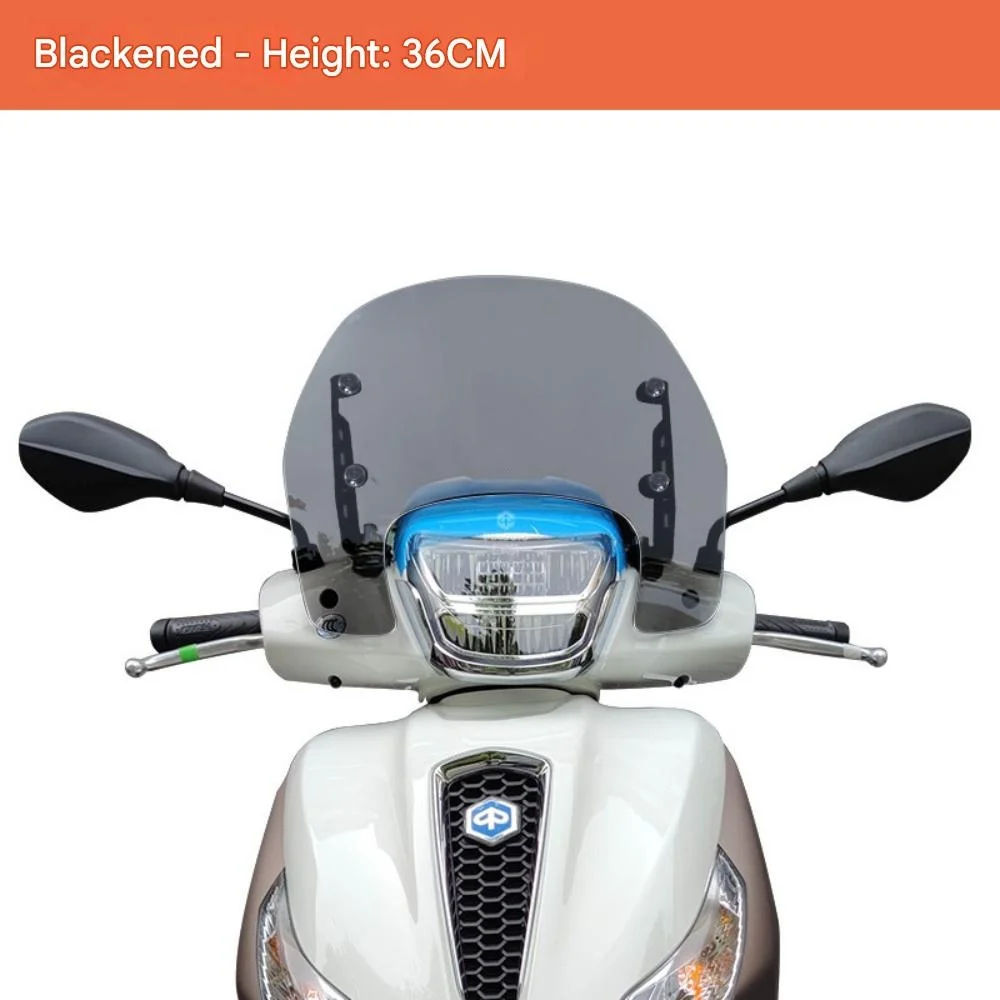 For Piaggio Medley 20-22 New Upgrade Import Windshield Raised Front Windscreen Chest Guard Modified Kit