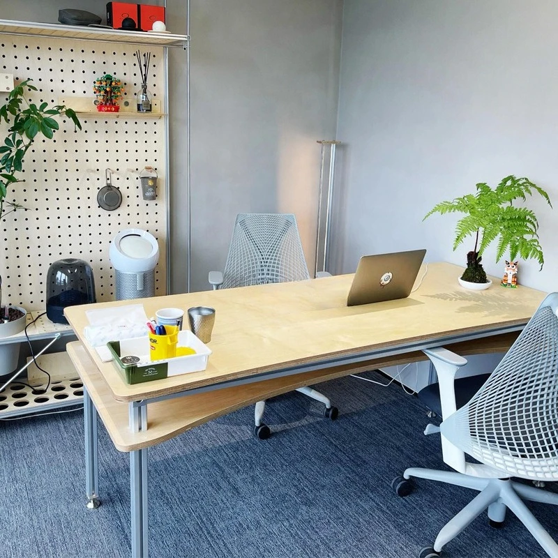 

Desk marine plate aluminum profile table, minimalist desk creative personalized office computer desk