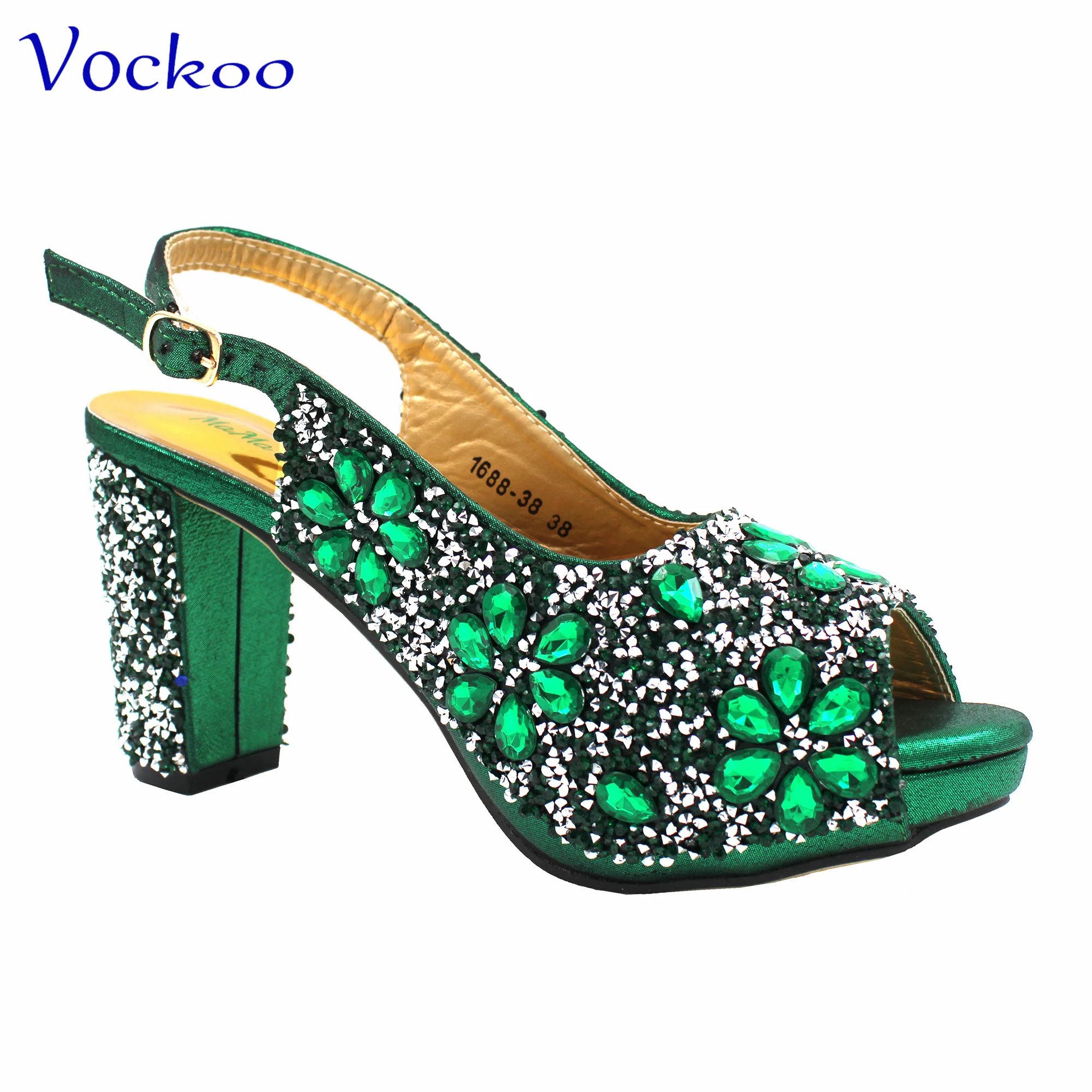 Sandalias de estilo clásico de alta calidad con plataforma para mujer, zapatos italianos elegantes, conjunto de bolso a juego en Color verde para fiesta de boda